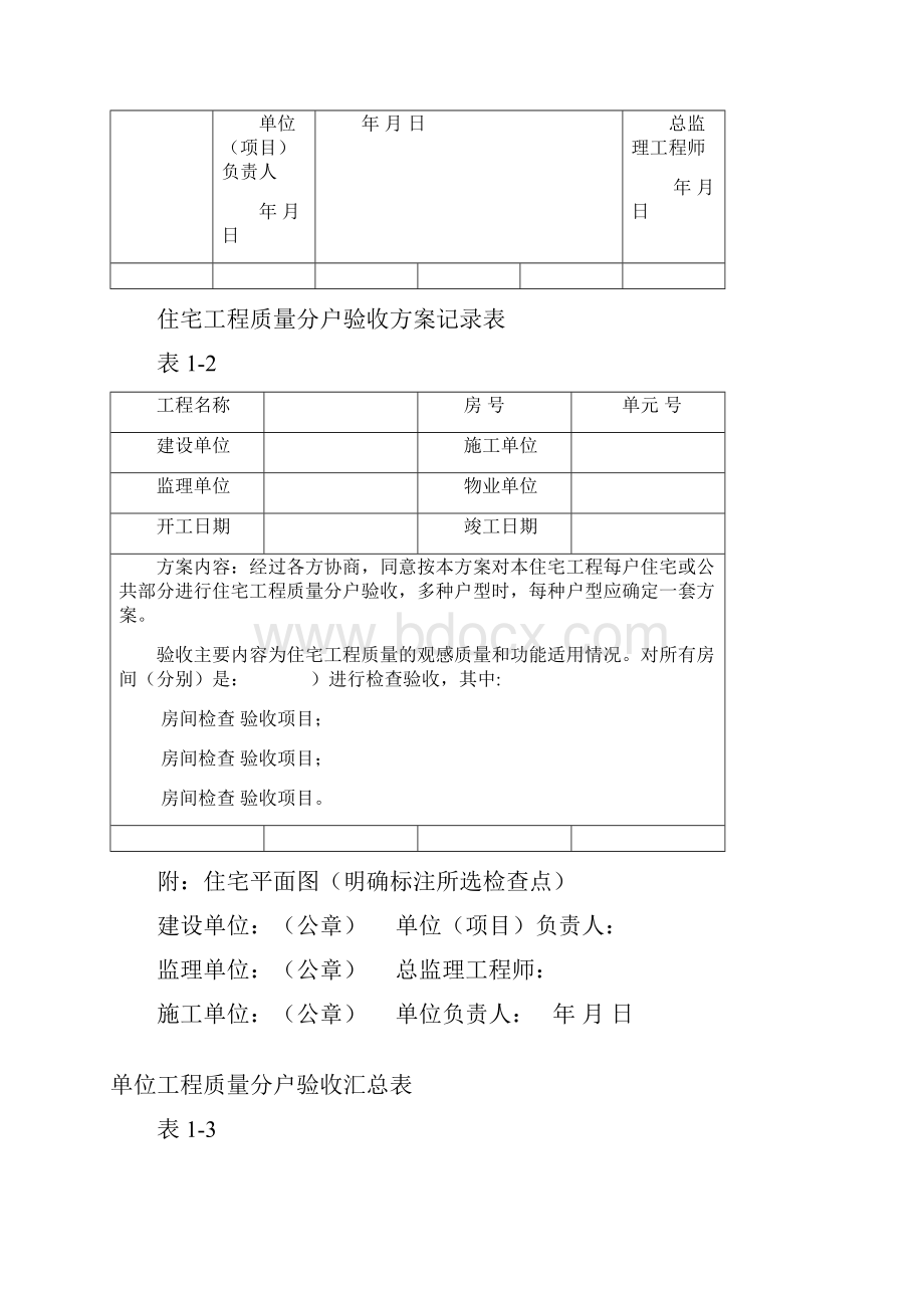 潍坊市分户验收表格.docx_第2页