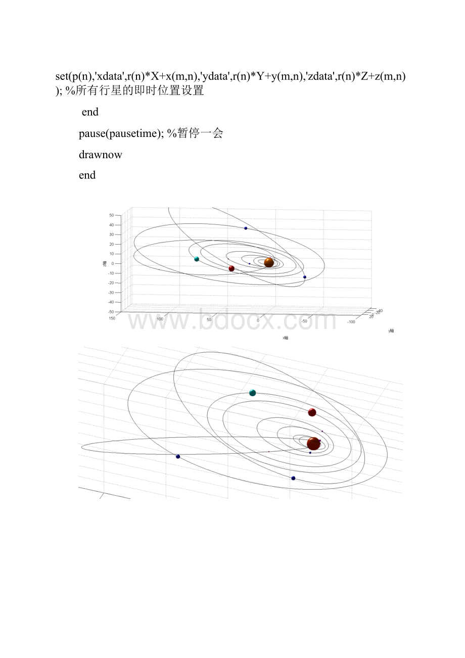 Matlab动画模拟太阳系行星运动doc.docx_第3页