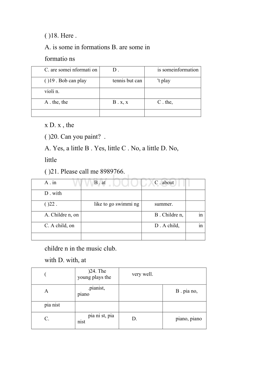 新目标七年级下册英语单元练习试题全册.docx_第3页