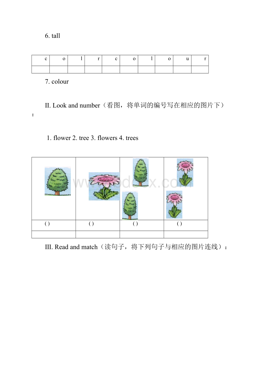 最新上海版牛津英语二年级上Module4 Unit3练习题及答案.docx_第2页