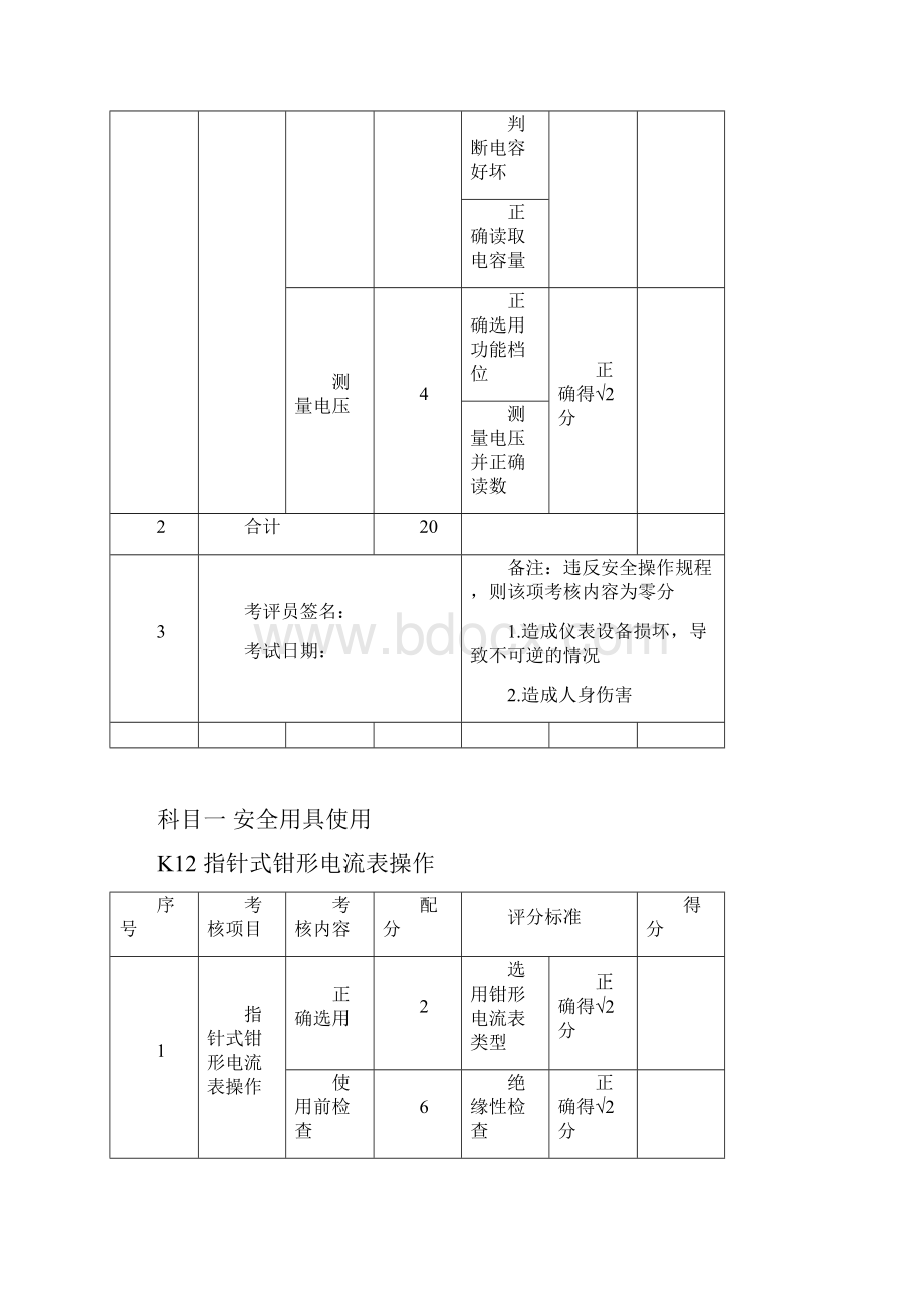 空调制冷操作证实操考试操作考核表.docx_第2页