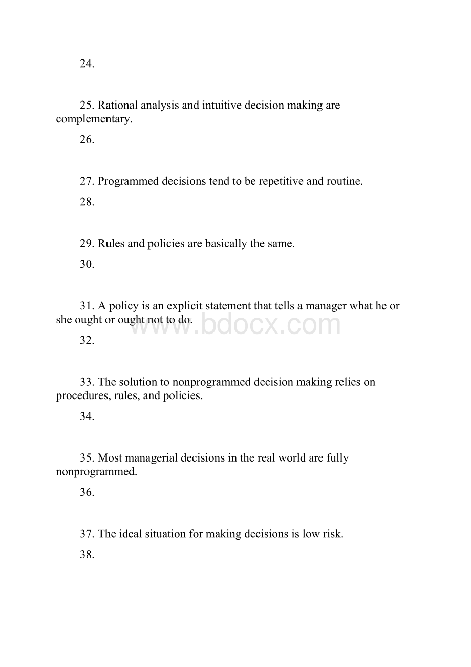 管理学第9版 练习题 附答案 6讲解学习.docx_第3页
