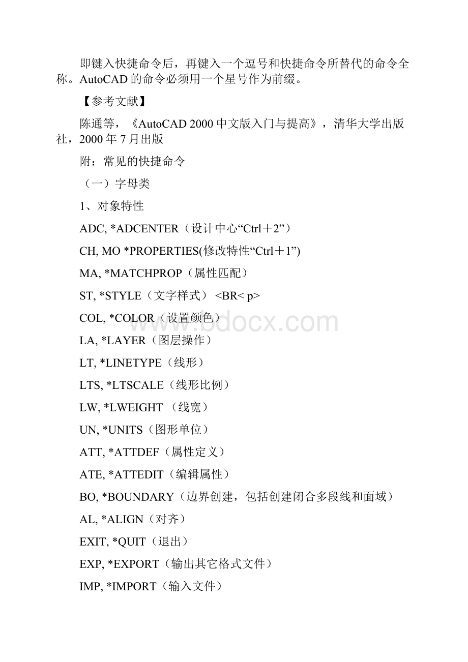 CAD快捷键发错地方补发给初学者文档格式.docx_第3页