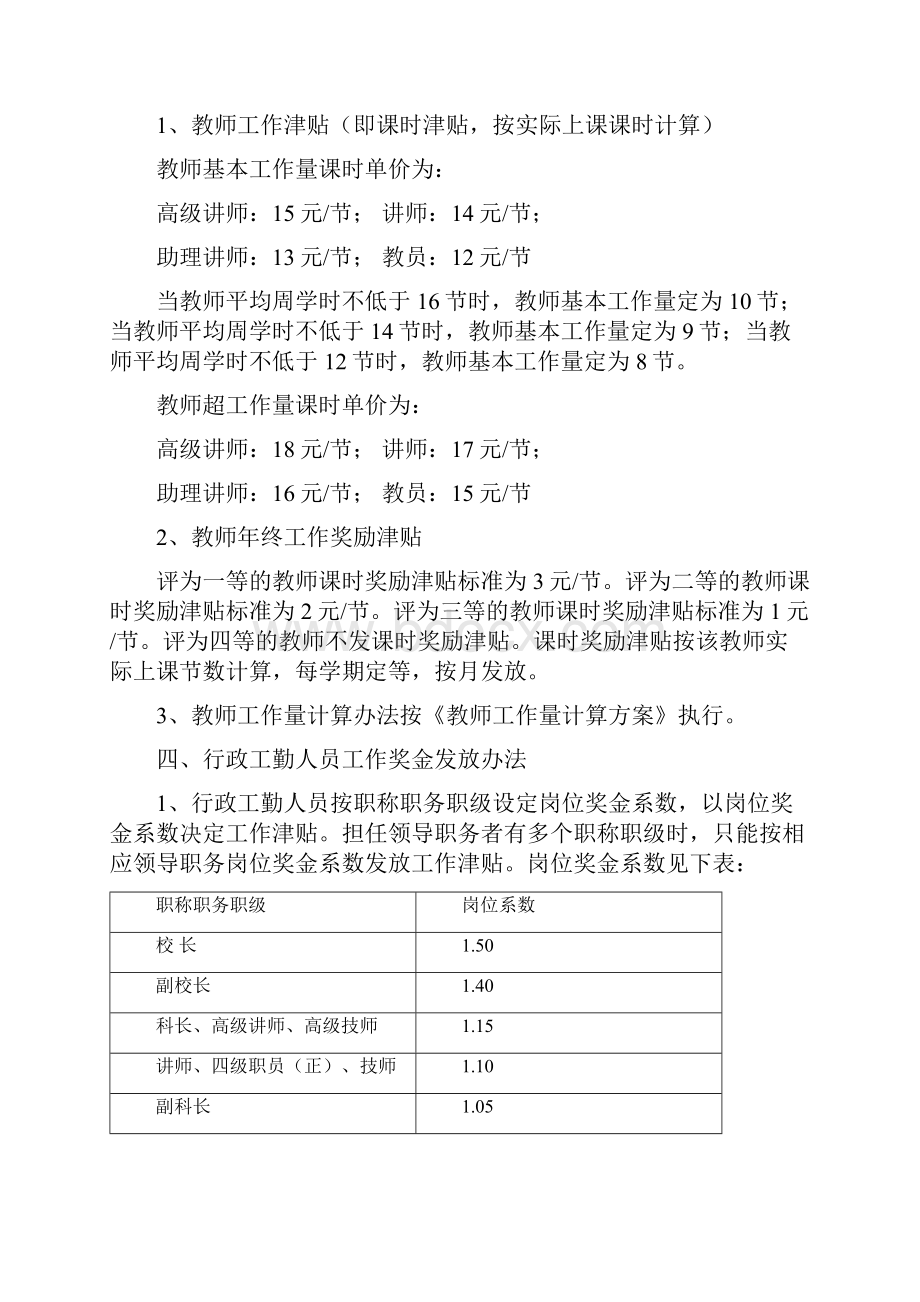 重庆教育管理学校教职工奖金分配方案.docx_第2页