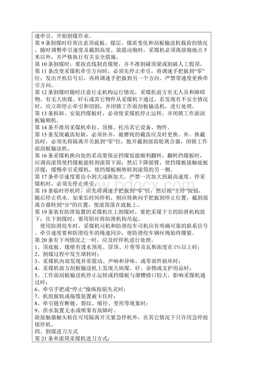 采煤机司机安全操作规程.docx_第2页