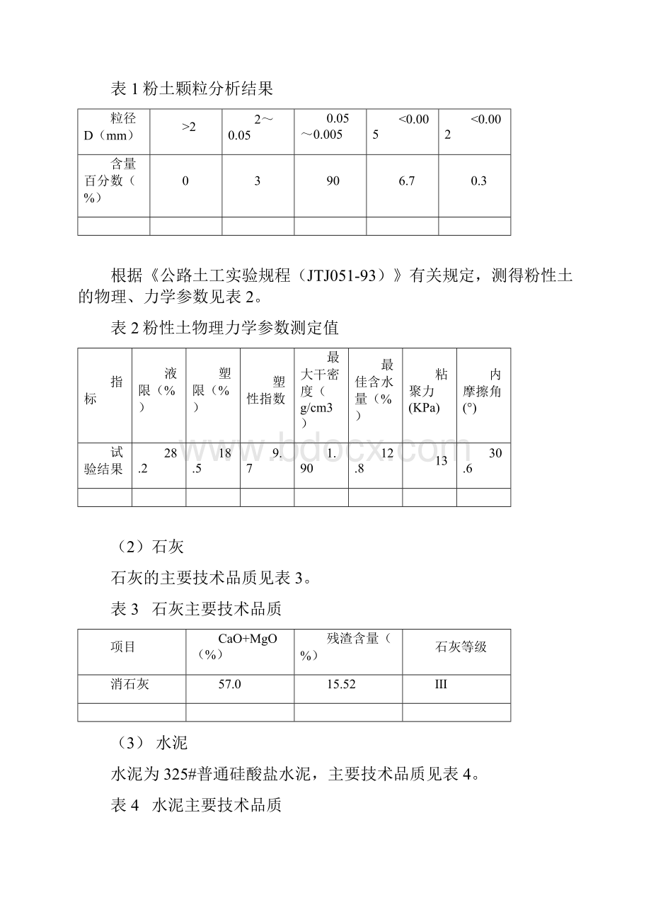 无机结合料论文无机结合料稳定粉土路用性能试验研究Word文档格式.docx_第2页