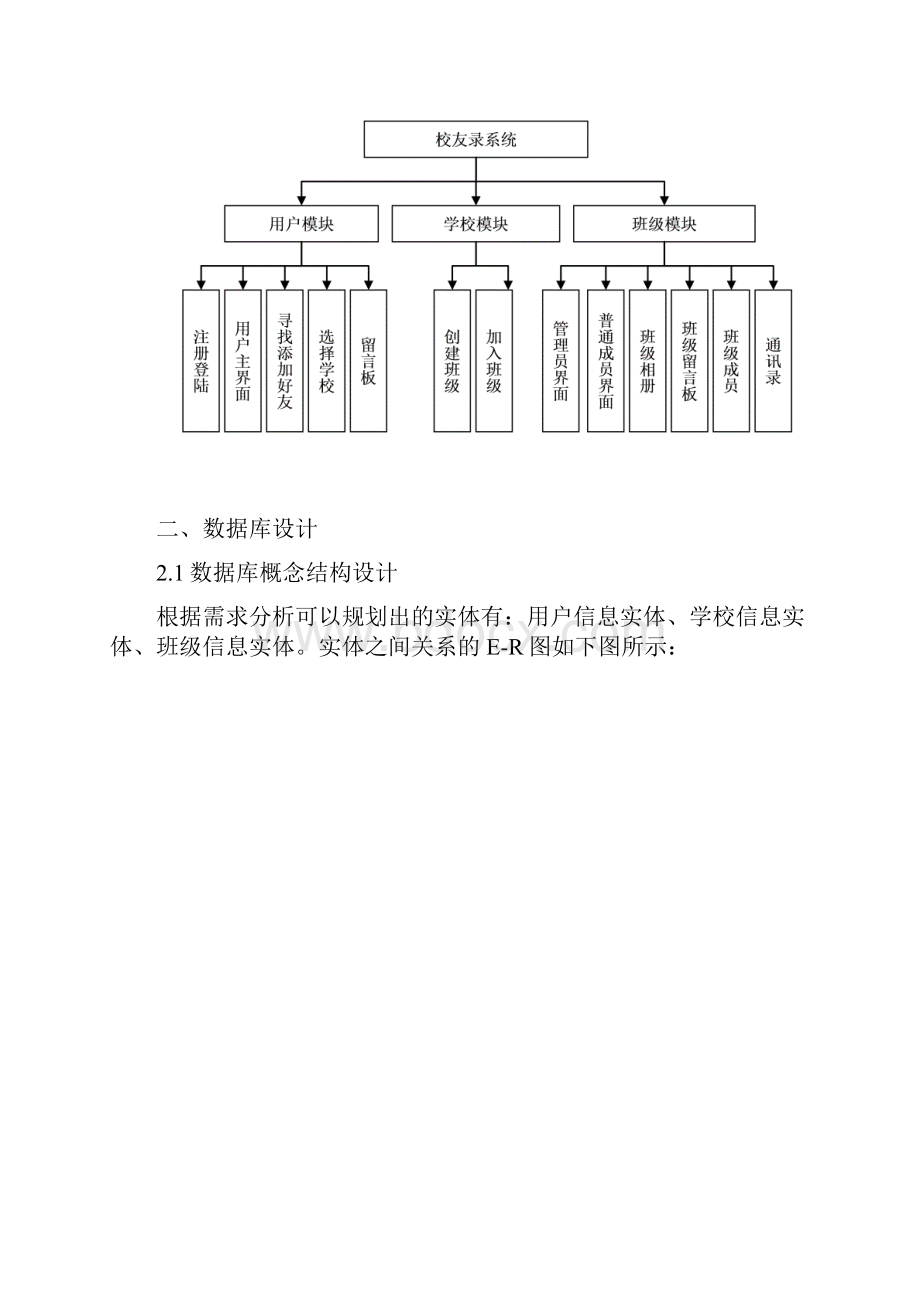 校友录课设报告Word下载.docx_第3页