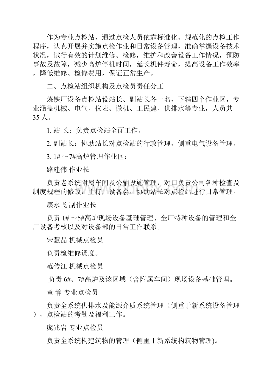 炼铁厂设备点检站管理制度试行.docx_第2页