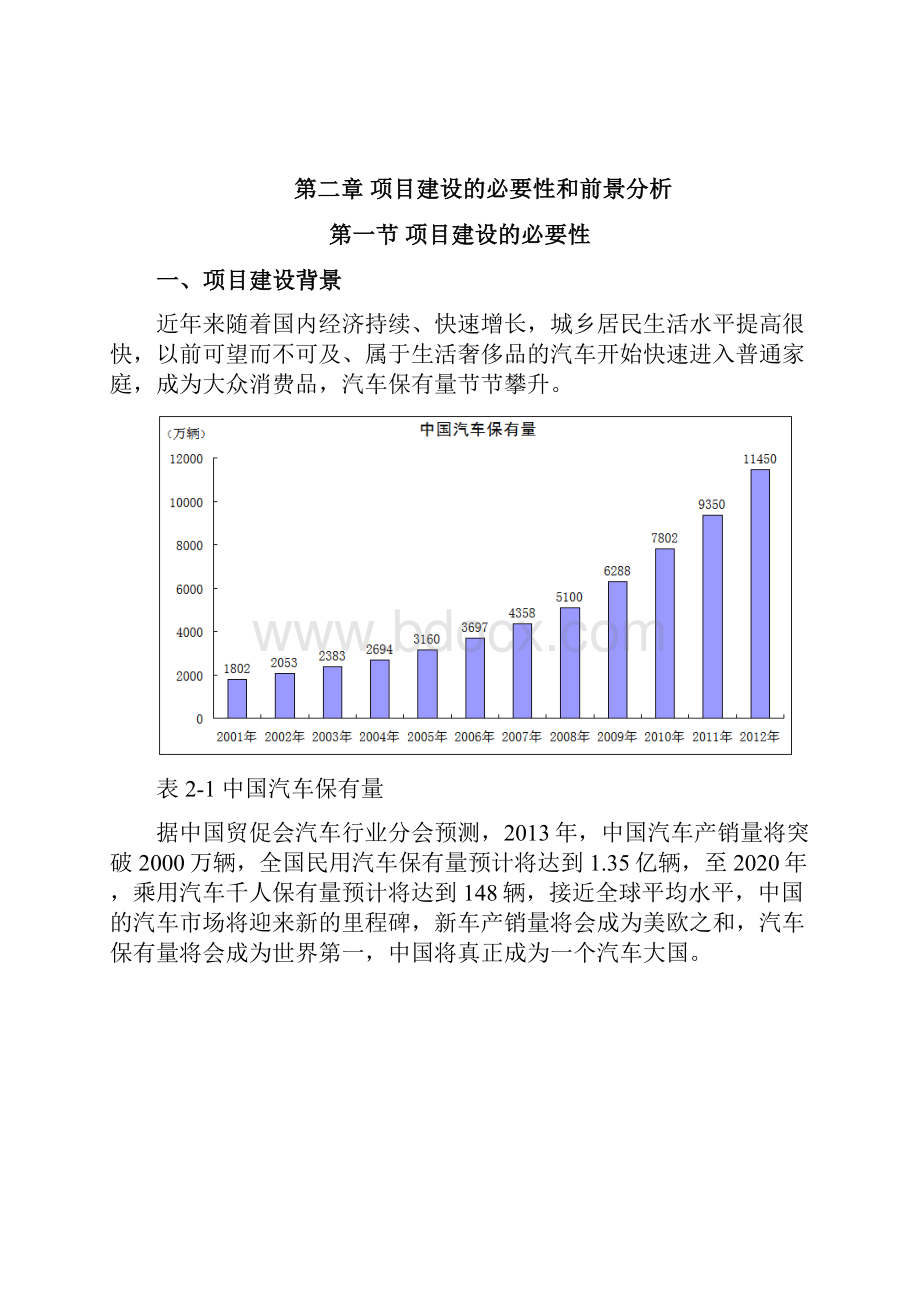 某市汽车城项目建议书.docx_第3页