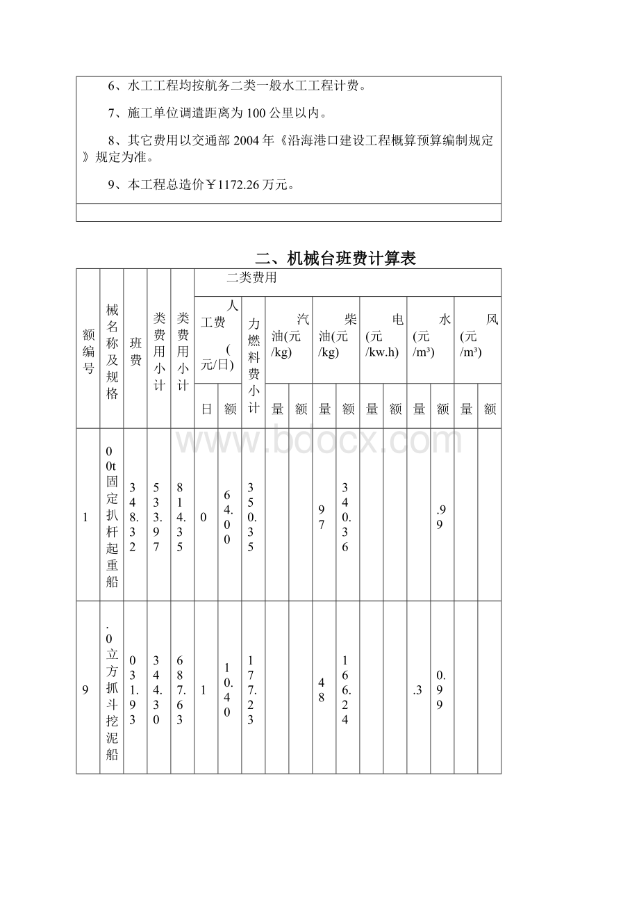 水运工程概预算实习.docx_第2页