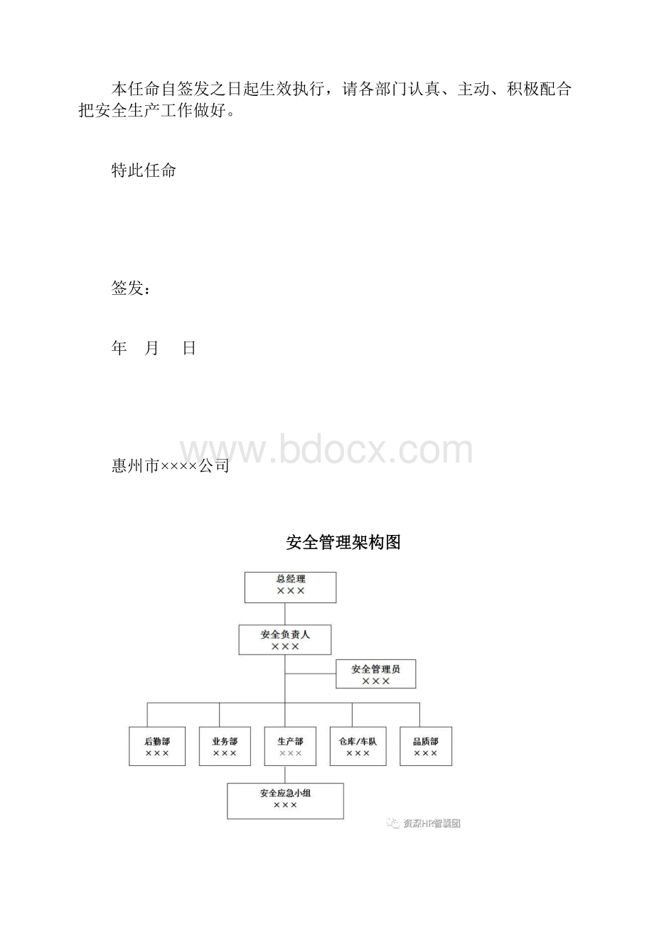 企业安全生产管理责任制度范例全案.docx_第3页