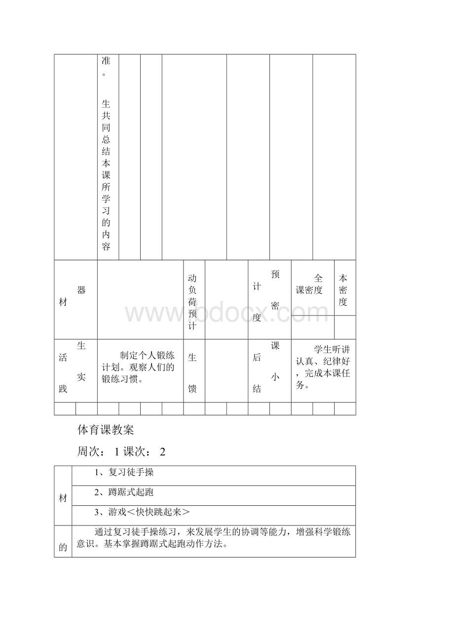 六年级上册体育教案人教版.docx_第3页