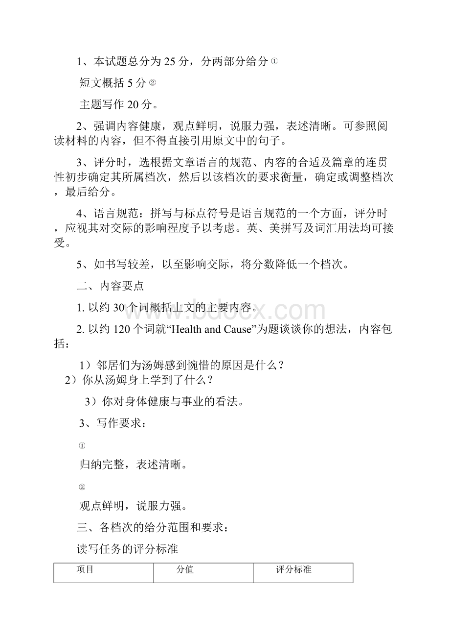 河北省邢台县高考英语阅读理解及书面表达选练13.docx_第3页