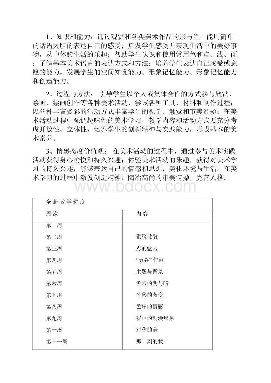 人教版美术四年级下册教案全册.docx_第2页