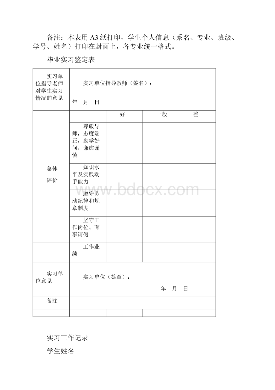 整理实习情况毕业实习任务情况表.docx_第2页