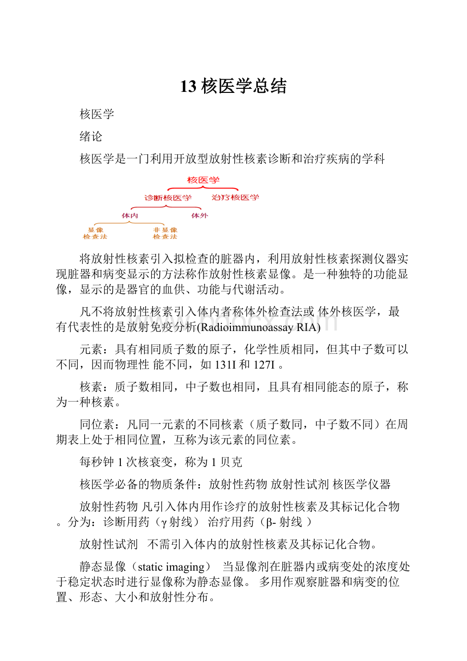 13核医学总结文档格式.docx