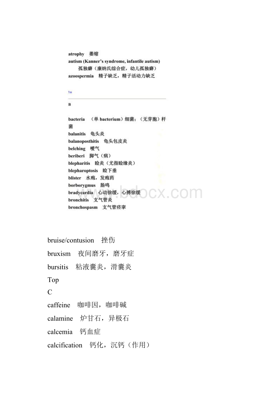 医学英语单词词汇表.docx_第3页