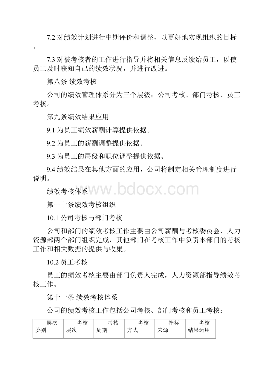 知名企业绩效管理规定总则.docx_第3页