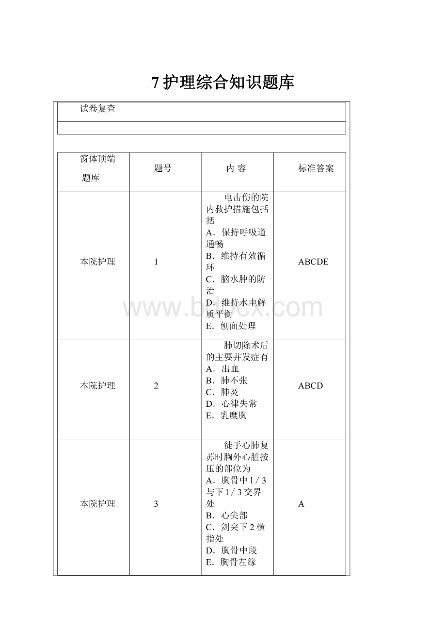 7护理综合知识题库.docx