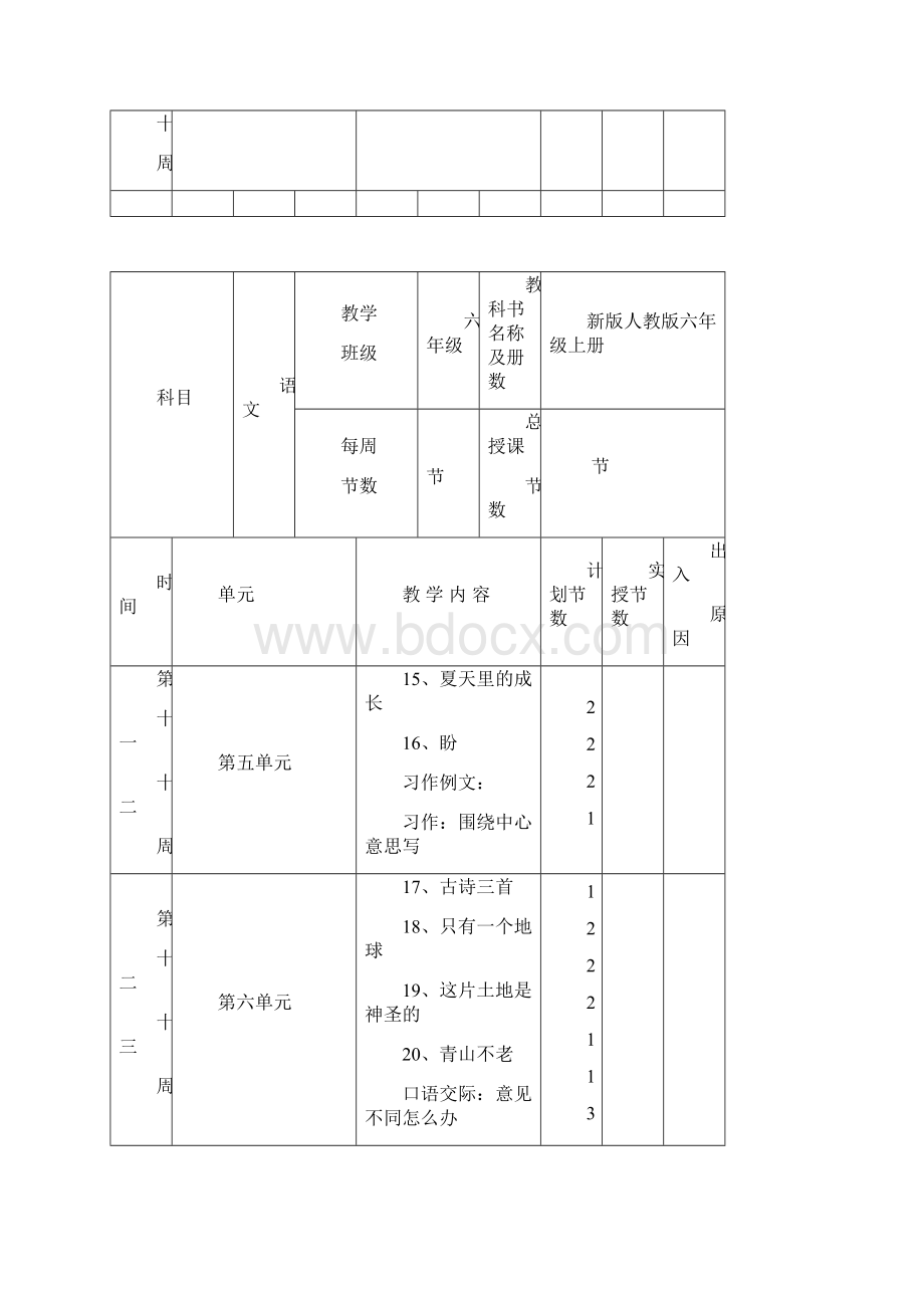 部编六年级上册语文全册教案.docx_第3页