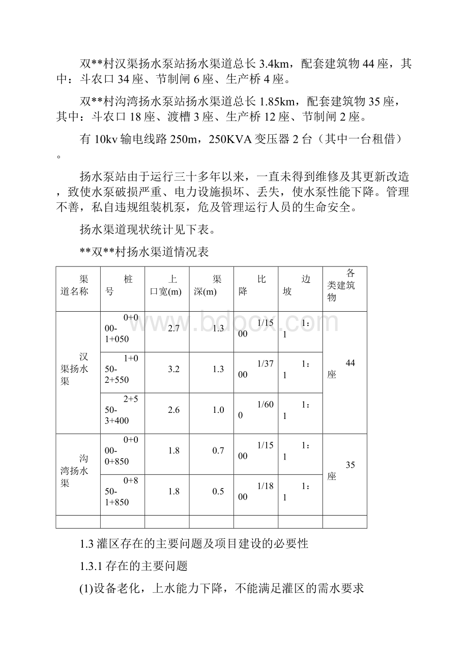 精编完整版某市小型农田水利项目可研报告.docx_第3页