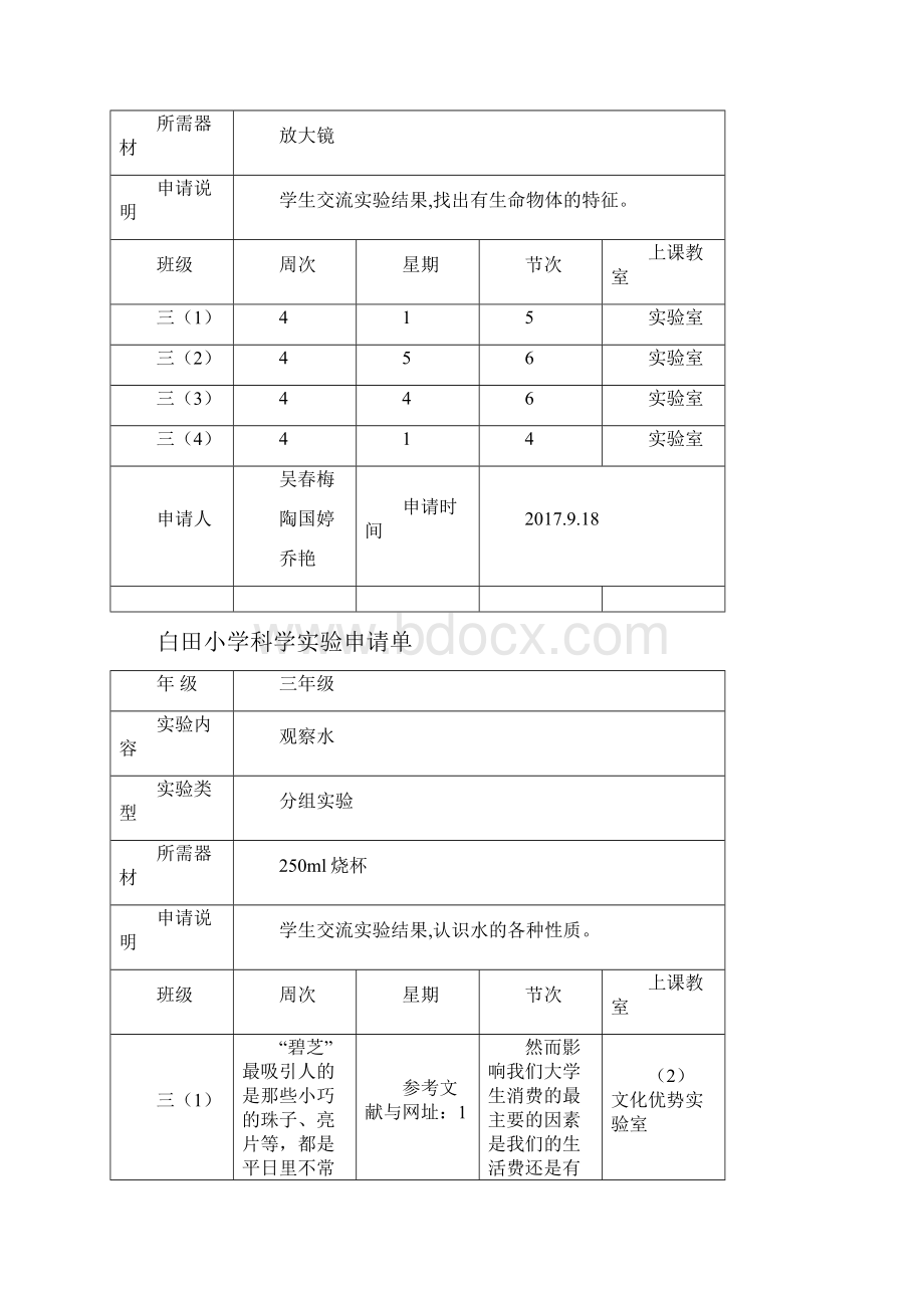 最新科学三年级实验申请报告单.docx_第2页