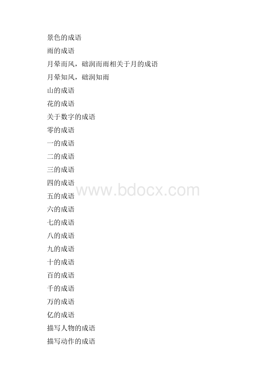 各种分类成语大集合文档格式.docx_第2页