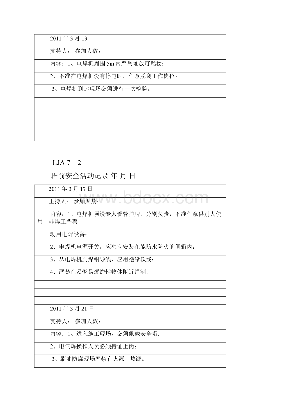 水电安装班组班前安全活动记录.docx_第3页