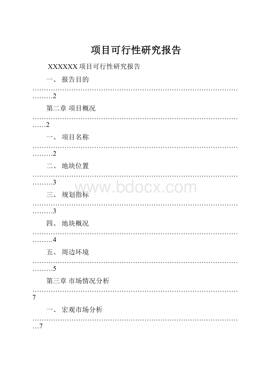 项目可行性研究报告.docx_第1页