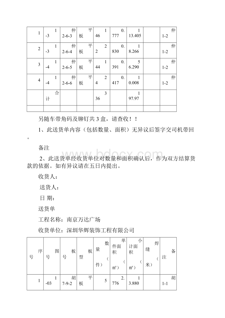 工程用材料送货单.docx_第3页