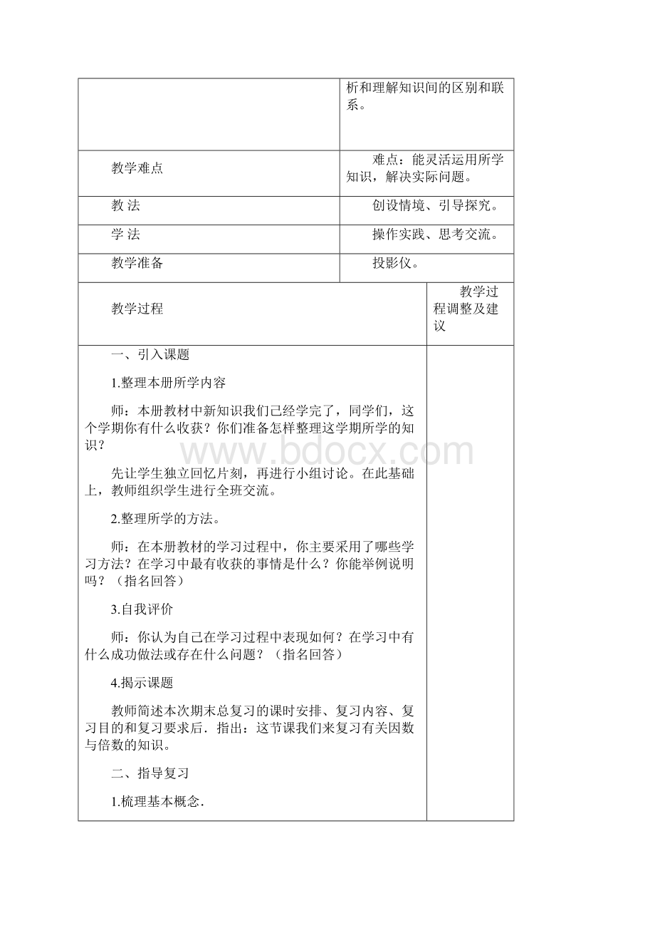 新人教版五年级数学下册第九单元教学设计教案.docx_第2页