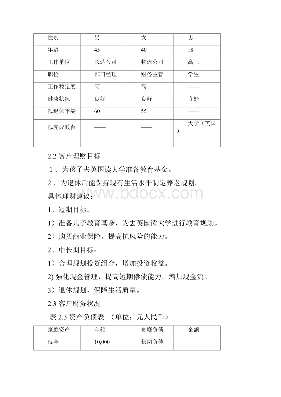 个人理财家庭理财规划方案设计.docx_第2页