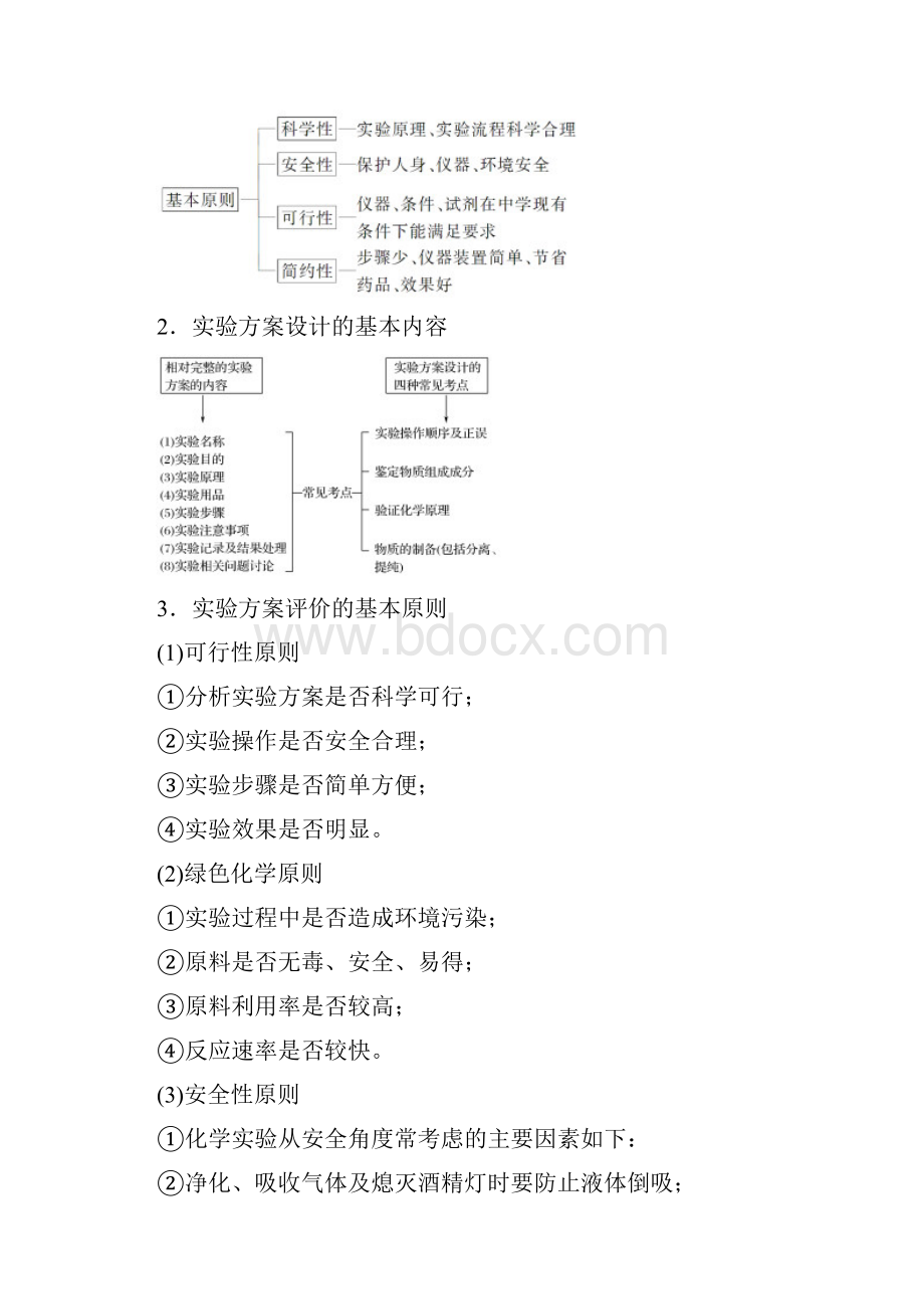 全国通用版版高考化学大一轮复习 第十章学案九 化学实验方案的设计与评价学案.docx_第2页