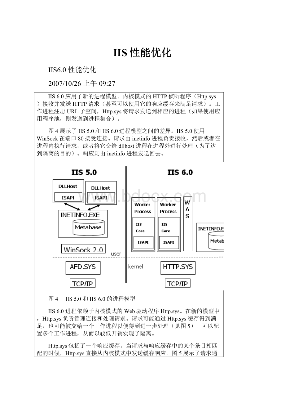 IIS性能优化.docx