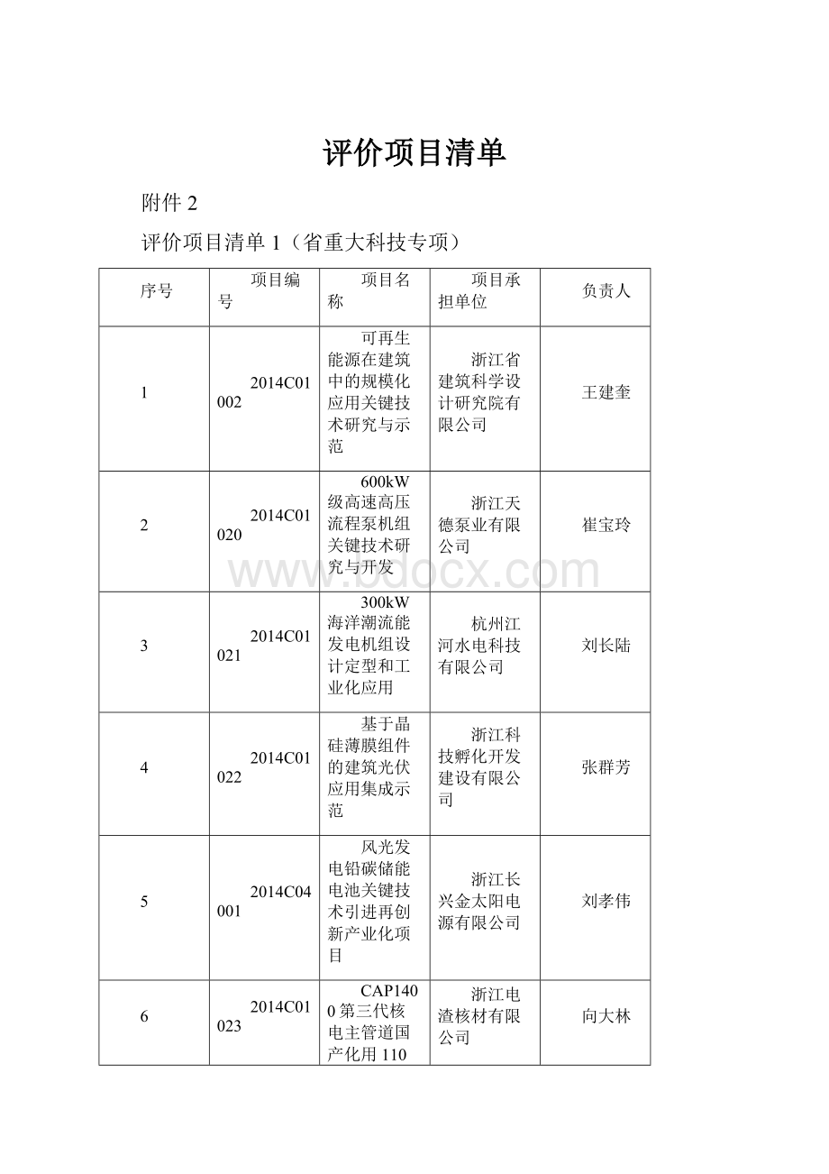 评价项目清单.docx_第1页