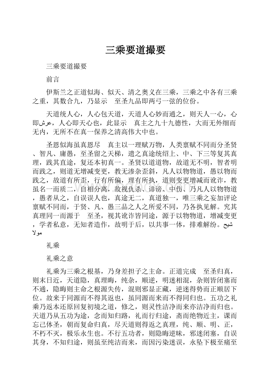 三乘要道撮要.docx_第1页