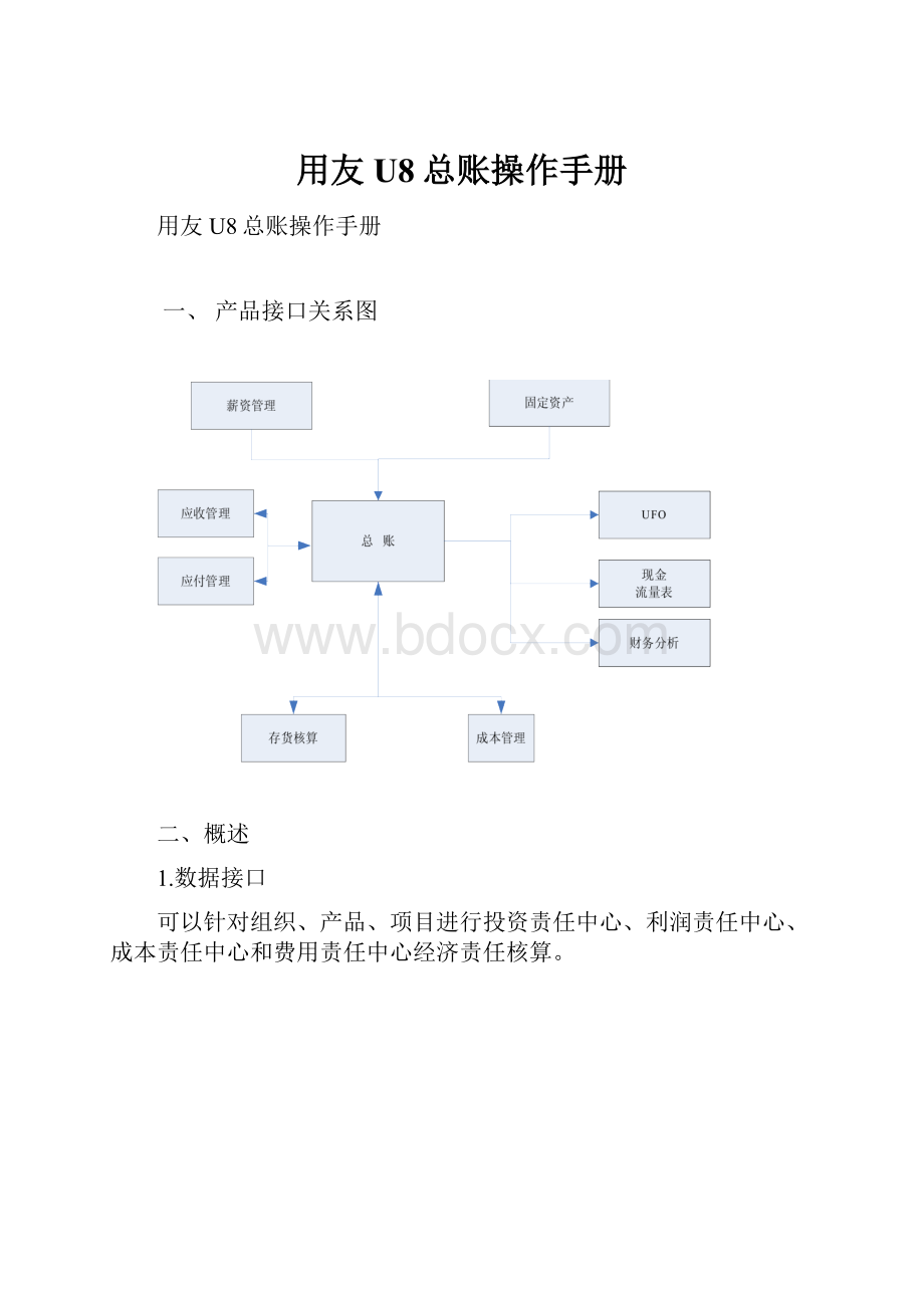 用友U8总账操作手册.docx