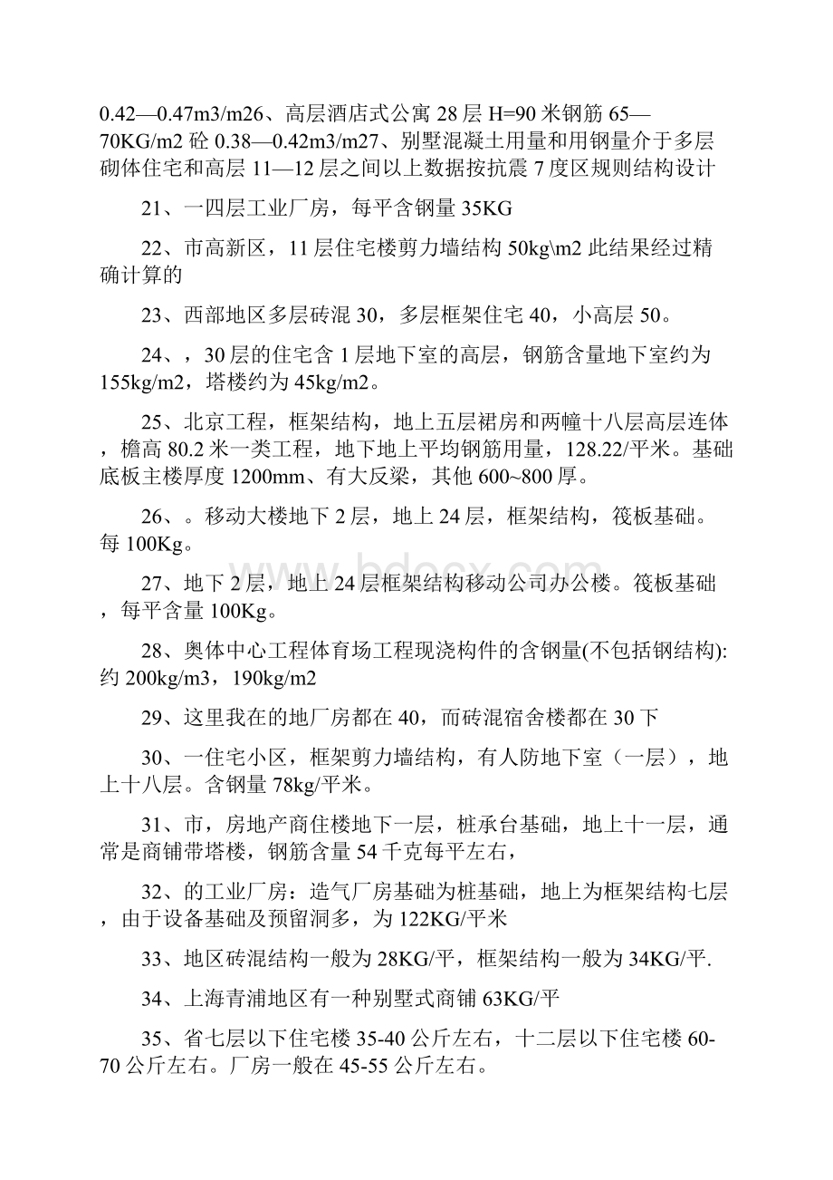 各类建筑含钢量计算.docx_第3页