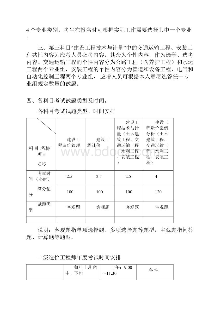 一级注册造价工程师考试大纲版.docx_第2页