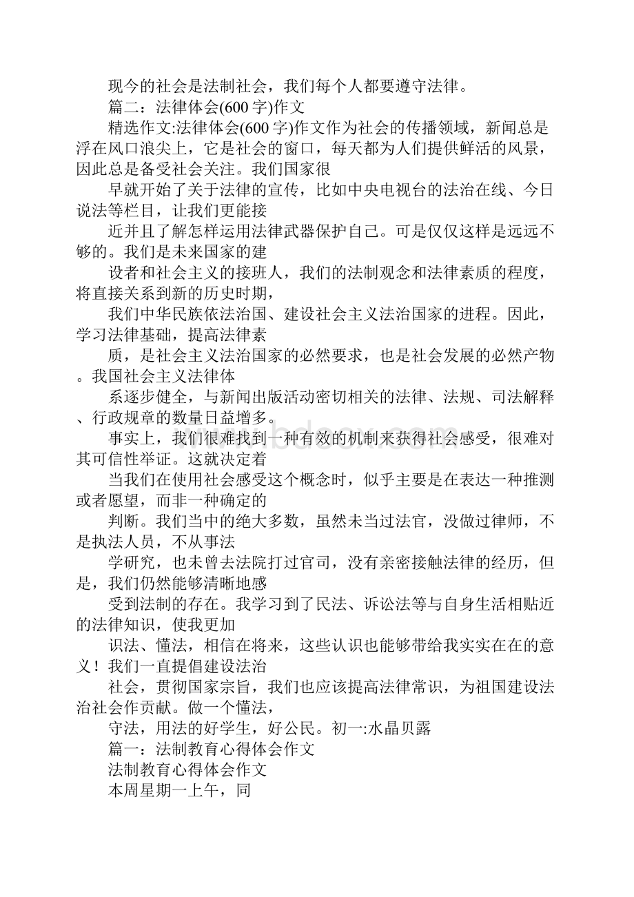 法律与我同行作文600字.docx_第2页