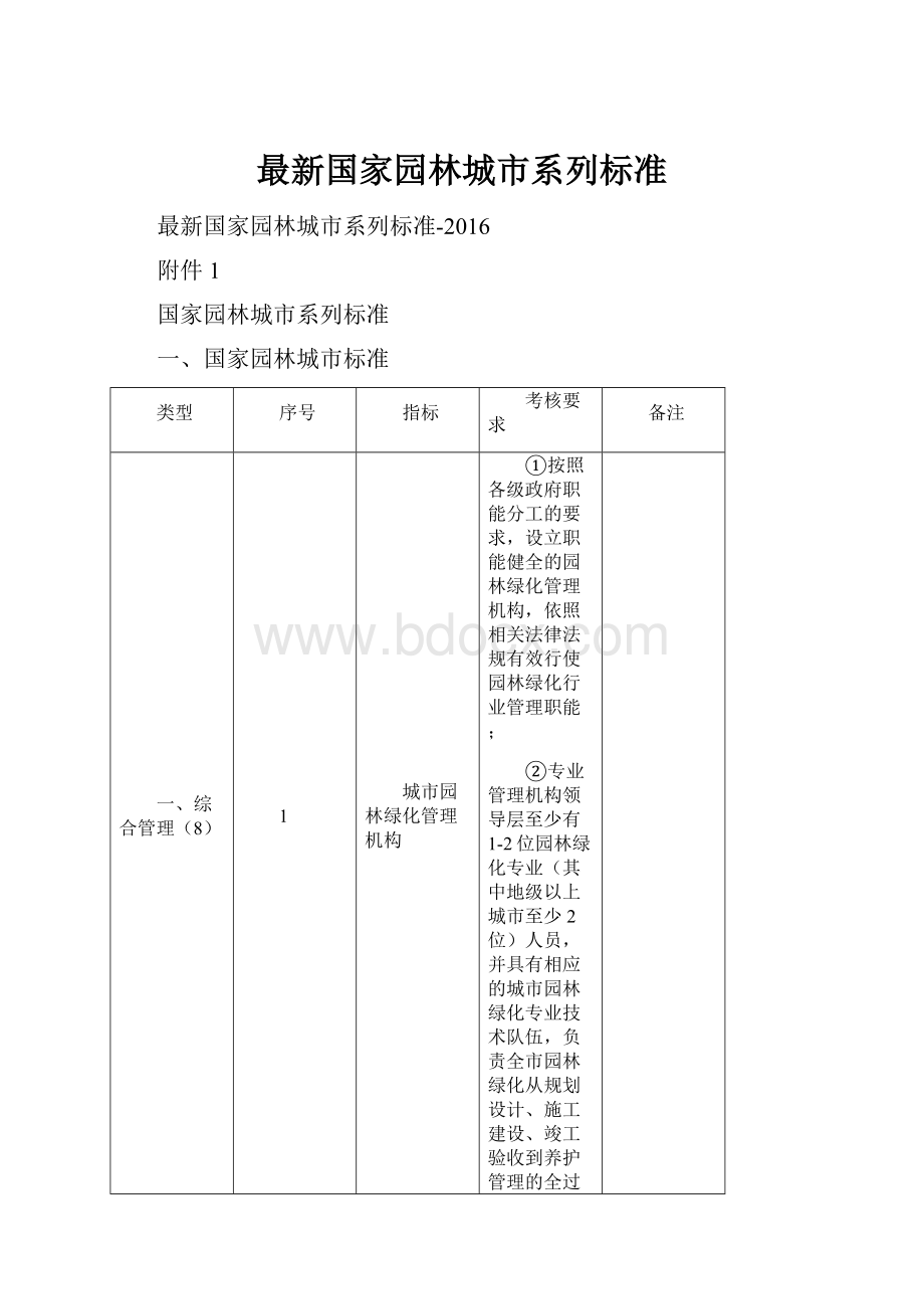 最新国家园林城市系列标准.docx