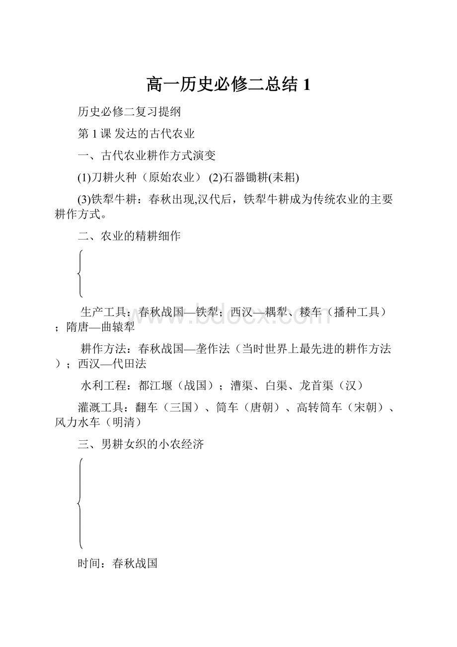 高一历史必修二总结1.docx_第1页