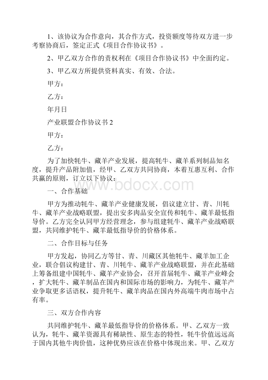 产业联盟合作协议书.docx_第3页