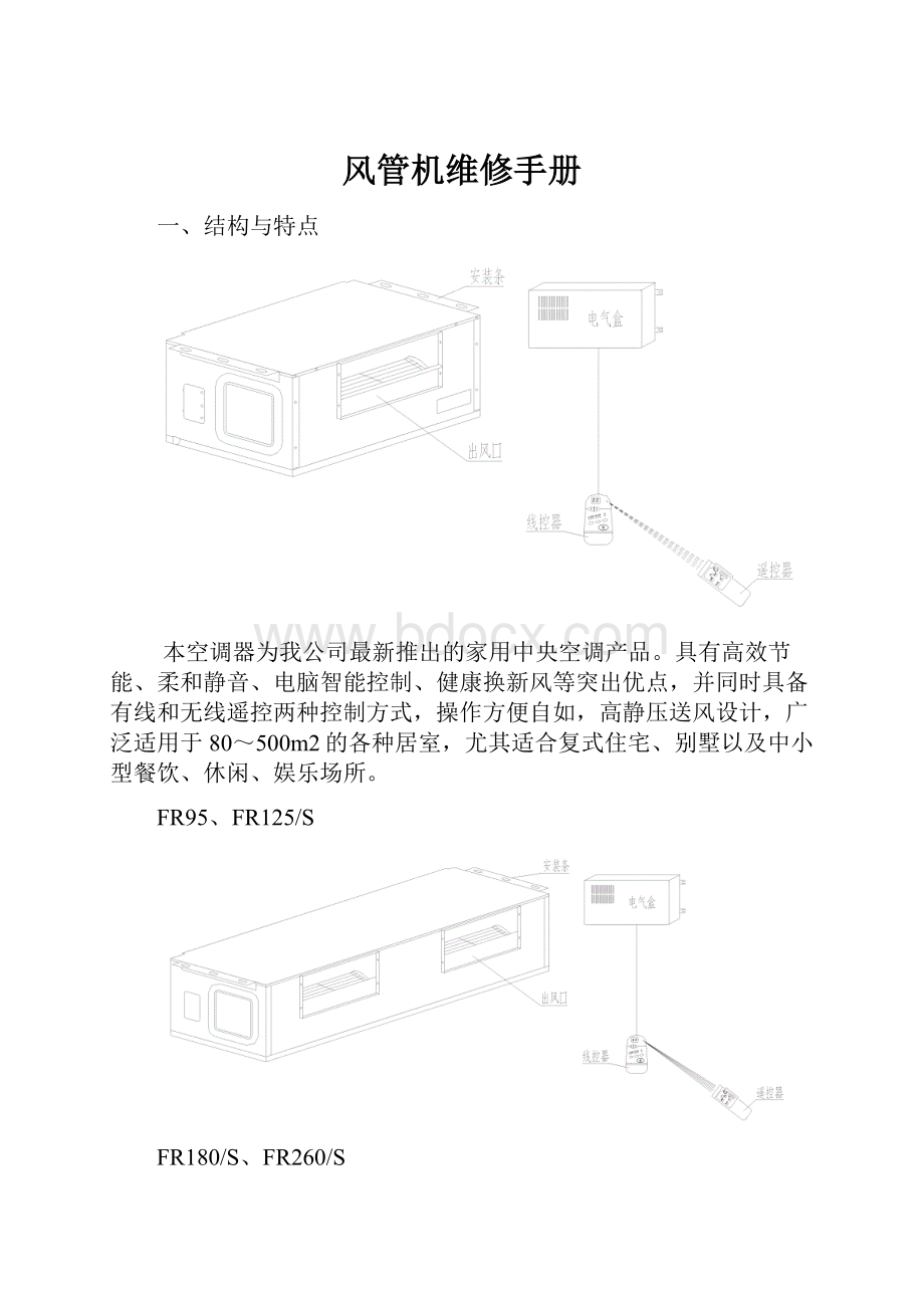 风管机维修手册.docx