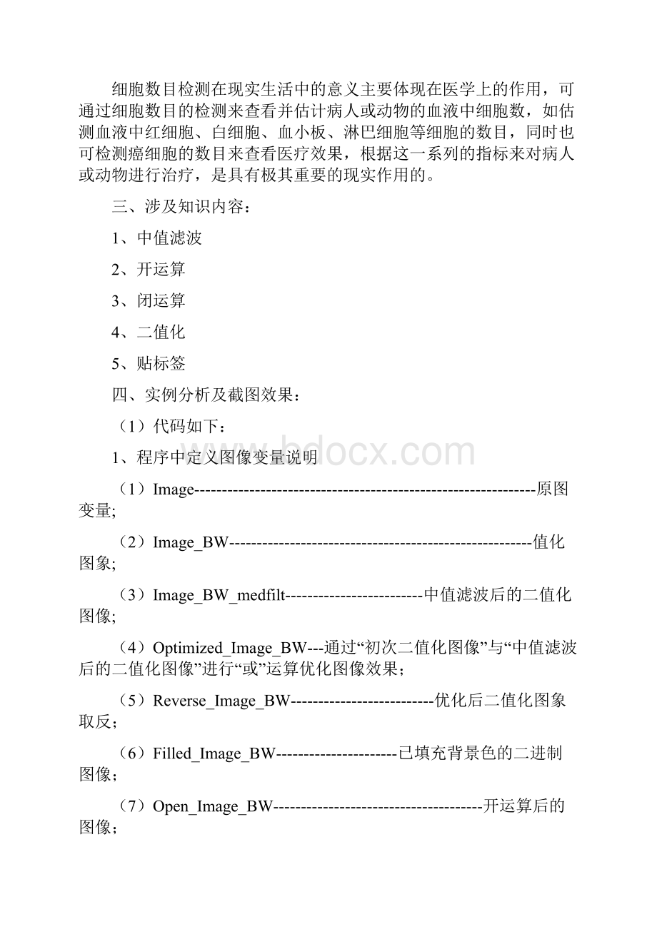 数字图像处理课程设计实验报告参考模板.docx_第2页