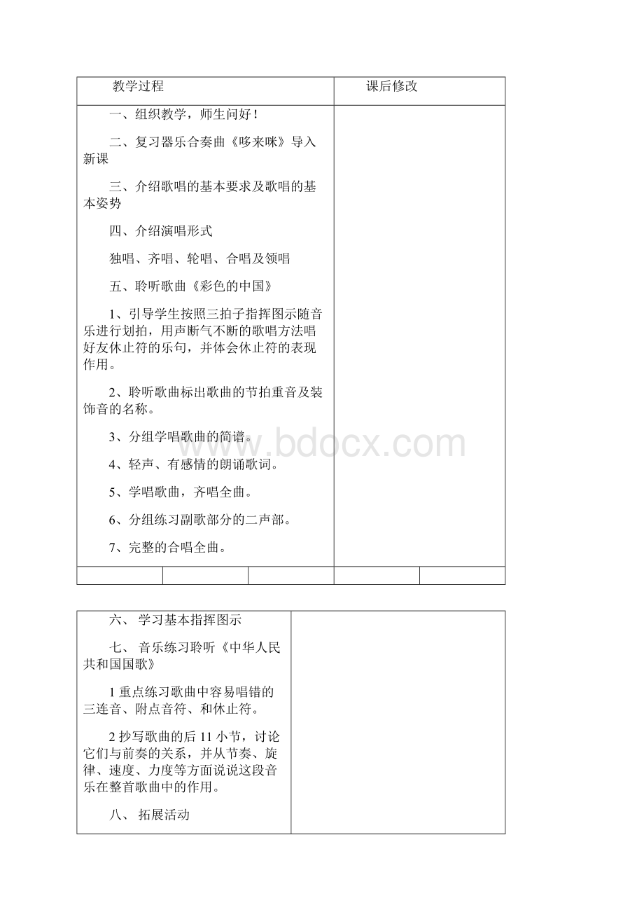 人音版七年级上册音乐教案 全册Word格式.docx_第2页