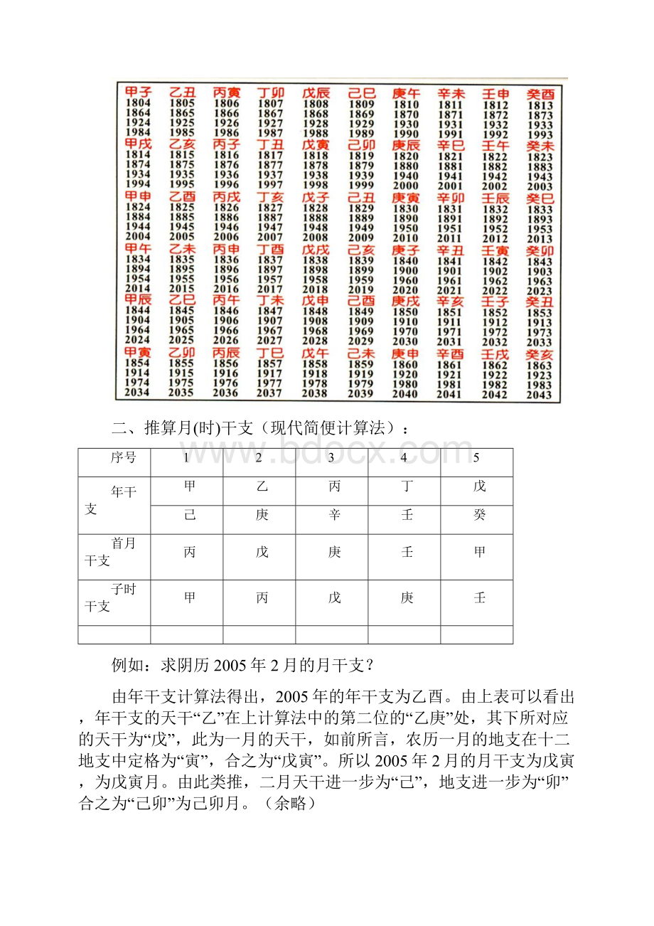 年月日干支快速推算口诀.docx_第2页