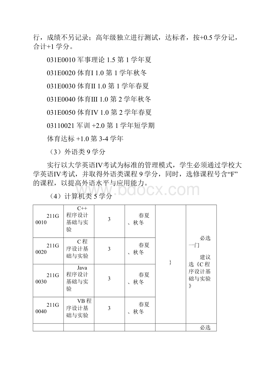 浙江大学经济学院经济学试验班专业培养方案.docx_第3页