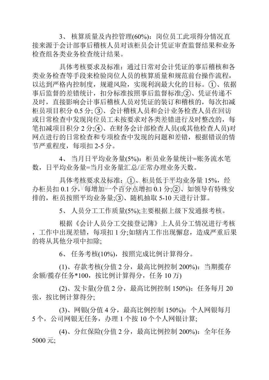 银行网点绩效考核方案.docx_第3页