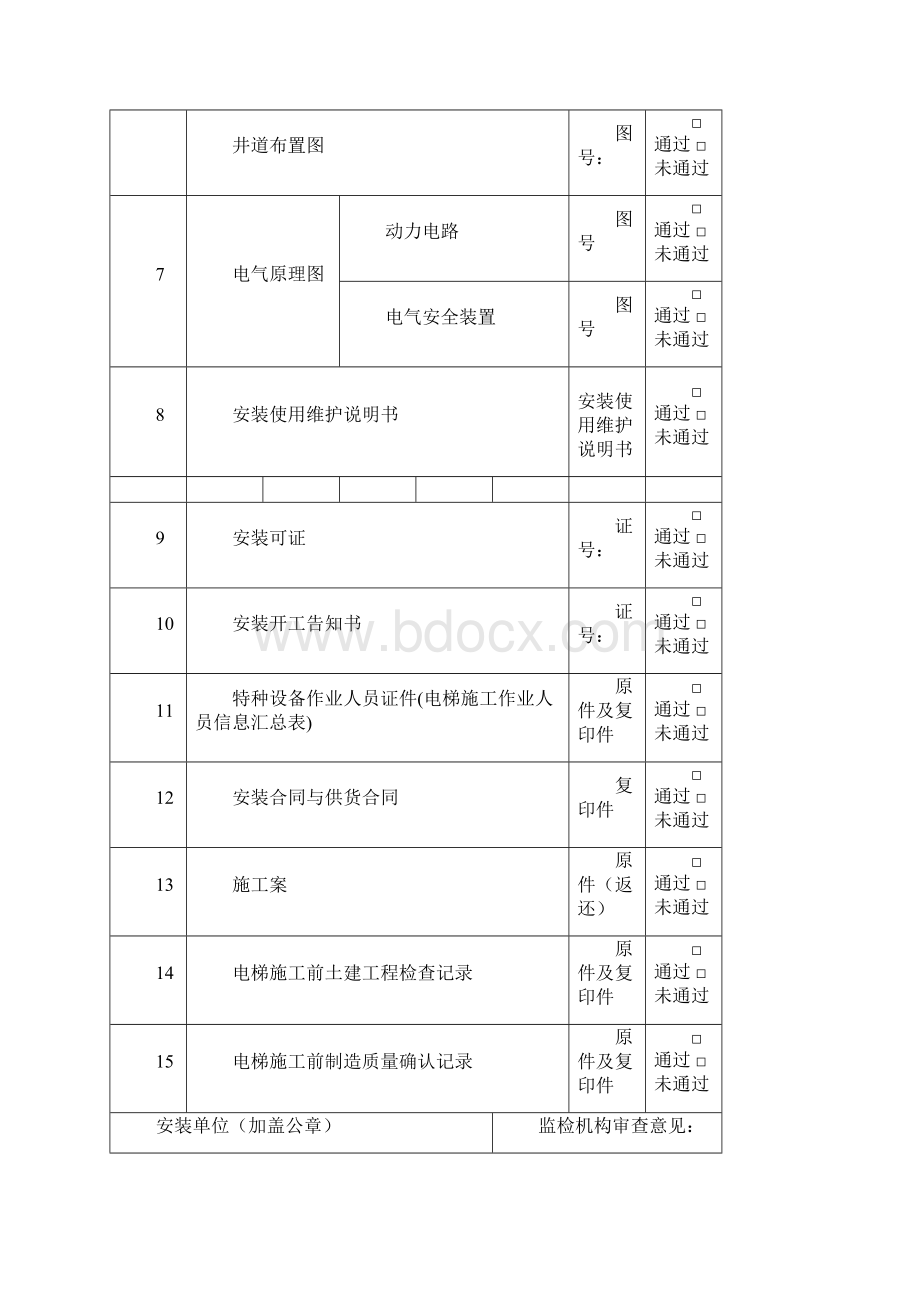 电梯施工过程自检记录表.docx_第3页